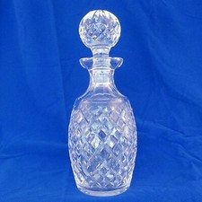 Waterford Alana Cut Crystal Pineapple Shaped Liquor Decanter With Topper G542