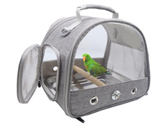 Bird Travel Carrier with Perch