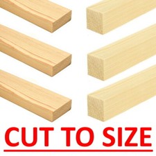 Planed wood timber square - square, edge