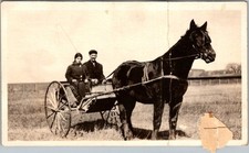Real Photo Postcard - Man &