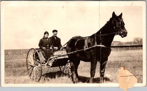 Real photo postcard man - photo, &