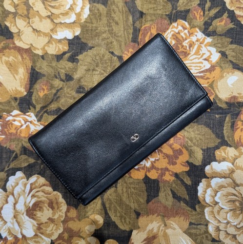 Black valentino leather wallet - valentino,