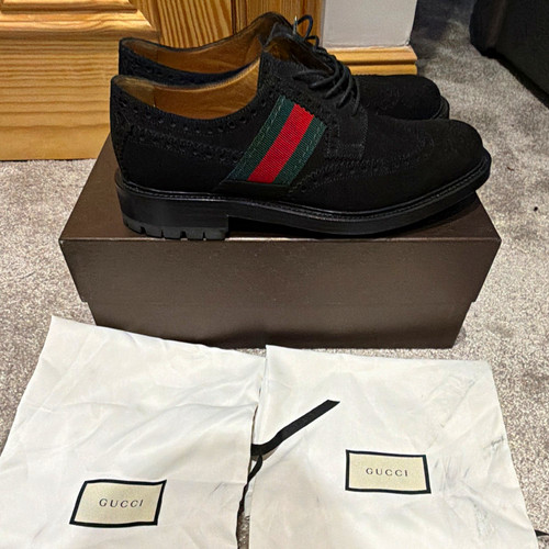 Gucci men black - men's, leather