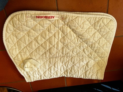 Aerborn white cotton numnah - white,