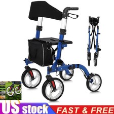 Rollator Walker with Seat 2 in