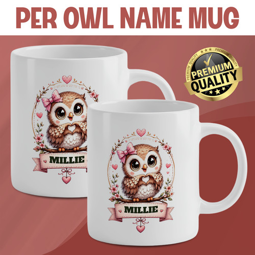 Personalised cute owl - personalised,