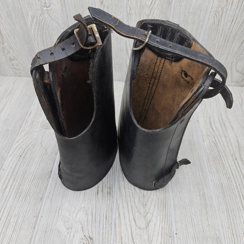 Vintage leather riding - leather, boot