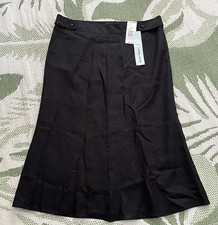 New M&S Black Long Pure Linen Occasion Skirt Ankle Length Size 20 Marks&Spencer