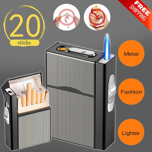 Cigarette case with - case, electric