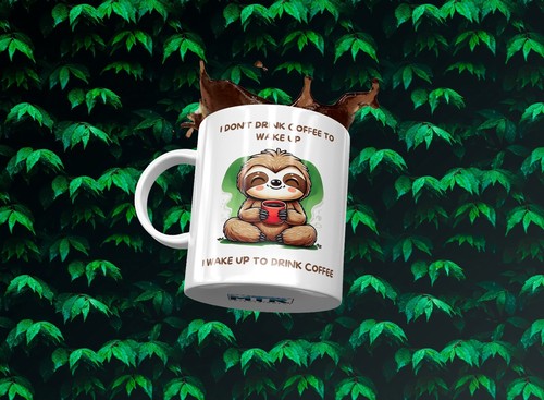 Cute sloth morning - morning,