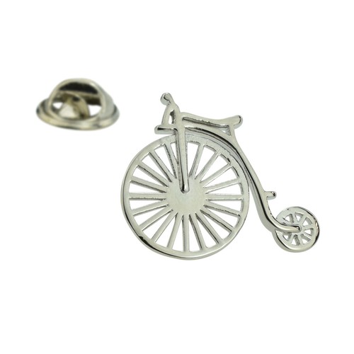 Penny farthing lapel pin badge - penny,