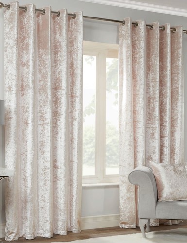 Pair crushed velvet - pair,
