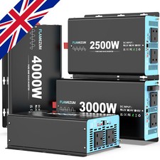 2KW 2500W 3000W 4000W Pure Sine Wave Power Inverter 12V/24 240V Converter Remote