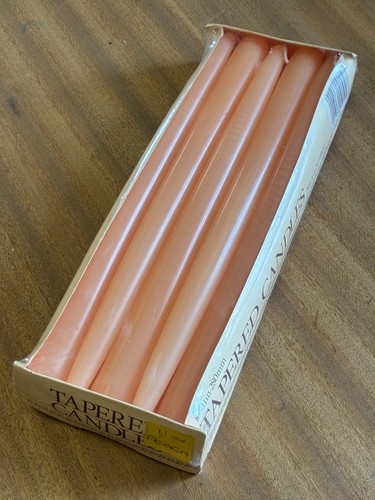 Inch tapered dinner candles - inch,