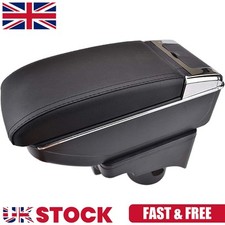 Dual Layer Armrest Car Central Storage Box For VW Jetta Golf MK5 MK6 2006-2011