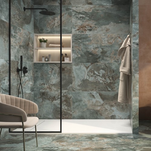 Rock slate green rectangle - slate,