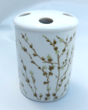 vintage Floral Ceramic toothbrush holder