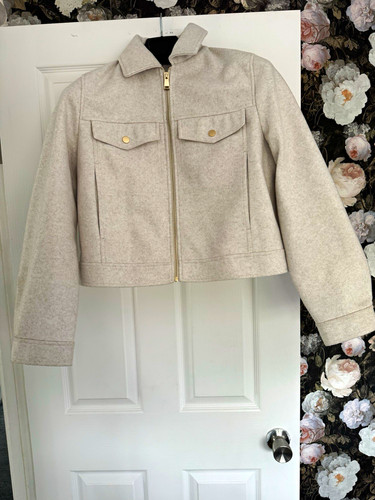 Zara women beige cropped - zara,