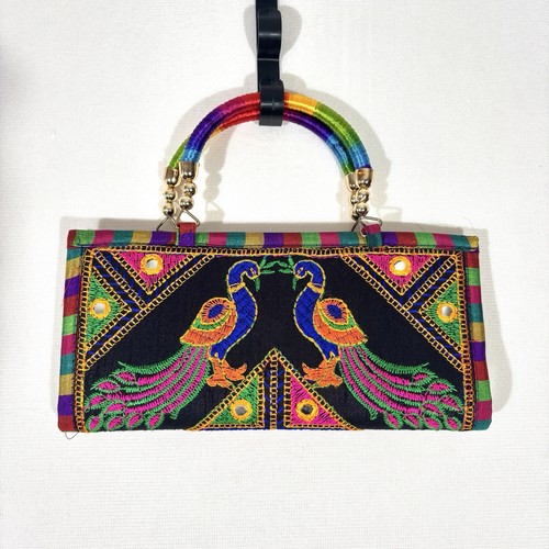 Handmade embroidered clutch - handmade,