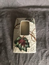 SylvaC Vase / Plant Pot - Leaf Design - Excellent Condition