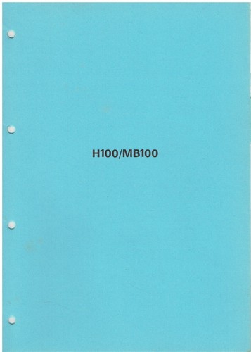 Honda h100 mb100 - h100, &