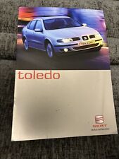 Seat Toledo 2002-2003 UK Market Sales Brochure 1.8 20v 1.9 TDi S SE 2.3 V5