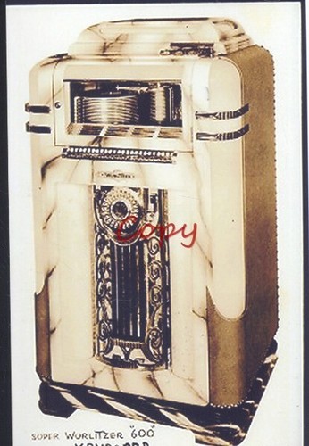 Real photo wurlitzer 600 super - 600,