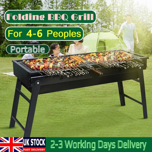 Large portable folding bbq - large,
