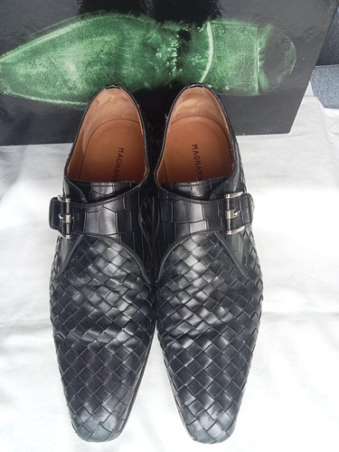 Magnanni woven leather monk - magnanni,