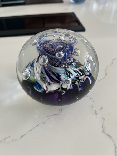 Myriad glass paperweight