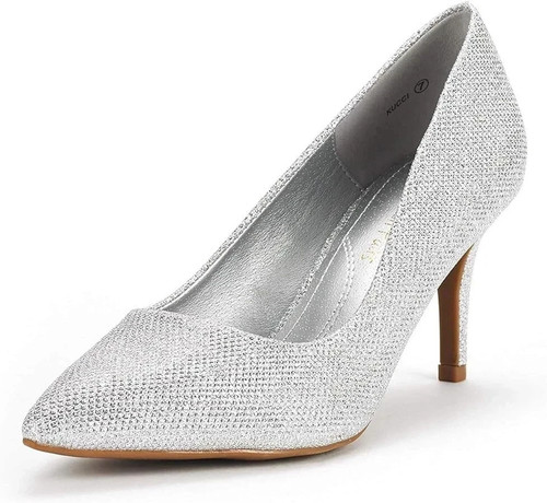 Pointed toe high kitten heels - pointed,