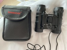 Tasco 8x21 Compact Mini Binoculars with Carry Case Excellent Condition