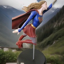 Rare  Supergirl figure statue