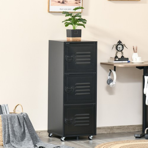 Homcom rolling storage cabinet - homcom,