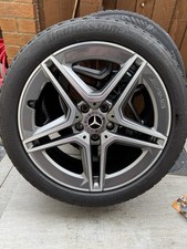 PAIR GENUINE MERCEDES A B CLASS AMG 18" ALLOY WHEELS&TYRES 225/45/18 A1774011500