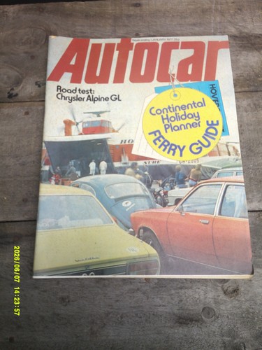Vintage autocar magazine - magazine, 1st