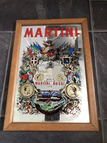 Vintage martini mirror pub - martini, bar