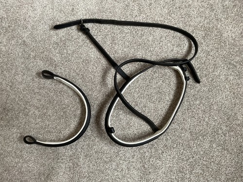 Black with white binding cob - black,