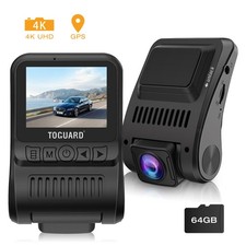 TOGUARD 4K GPS Dash Cam Front