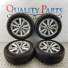 NISSAN QASHQAI ALLOY WHEELS WITH TYRES PCD5x114.3 CB66.1  215/60R17 J11 MK2 2015