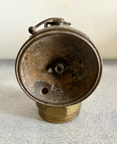 Antique miners lamp carbide - antique,