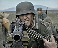 German Soldier with MG42