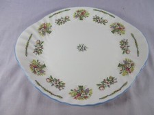 Minton cake plate winter - plate,