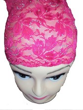 Beautiful Lace DIAMANTE Bonnet/Tube Under Hijab/Scarf Cap Wholesale