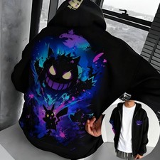 Anime Gengar Cotton Hoodie