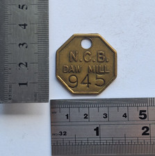 Vintage DAW MILL COLLIERY #945 Brass Miners Original Lamp Check.