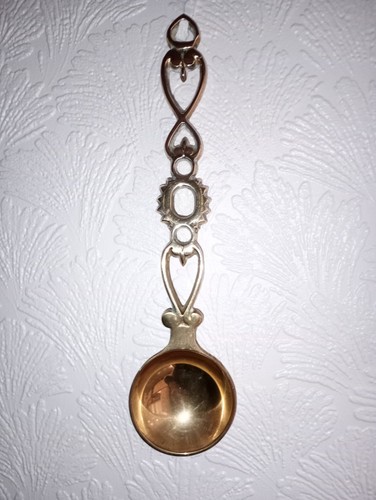 Vintage brass welsh - brass, spoon