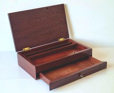 Lovely Mahogany Writing/Jewellery Box Internal Tray Pull Out Drawer