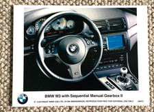 BMW M3 E46 SMG - COLLECTIBLE ORIGINAL GENUINE PRESS PHOTO PHOTOGRAPH