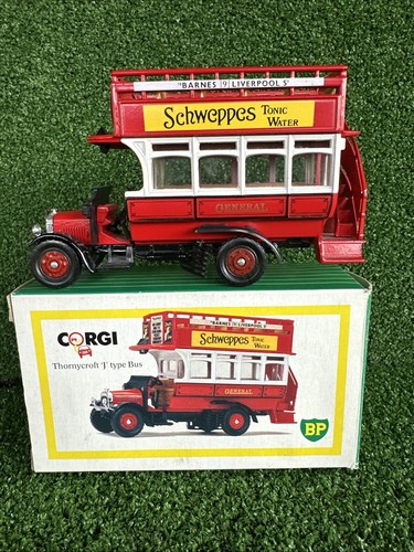 Corgi thornycroft type bus - corgi,